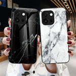 For OnePlus 13T 5G Case Marble Pattern Tempered Glass + PC + TPU Protective Phone Cover