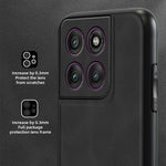ANNYOJO Til Motorola Edge 60 Pro 5G Etui PU Læder + PC + TPU Anti Drop Telefonbagside