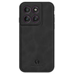 ANNYOJO Til Motorola Edge 60 Pro 5G Etui PU Læder + PC + TPU Anti Drop Telefonbagside