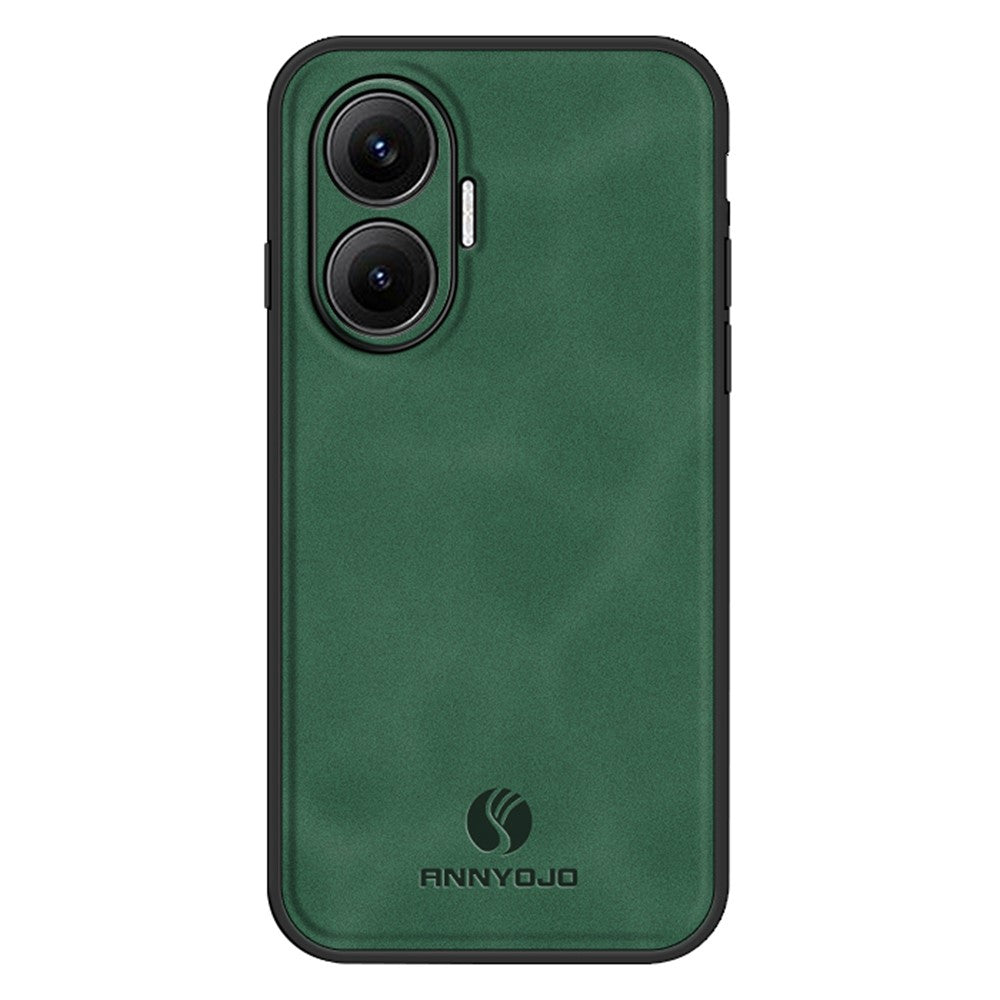 ANNYOJO For Xiaomi Poco F7 5G / Redmi Turbo 4 Pro 5G Case PU Leather + PC + TPU Anti Drop Phone Back Cover