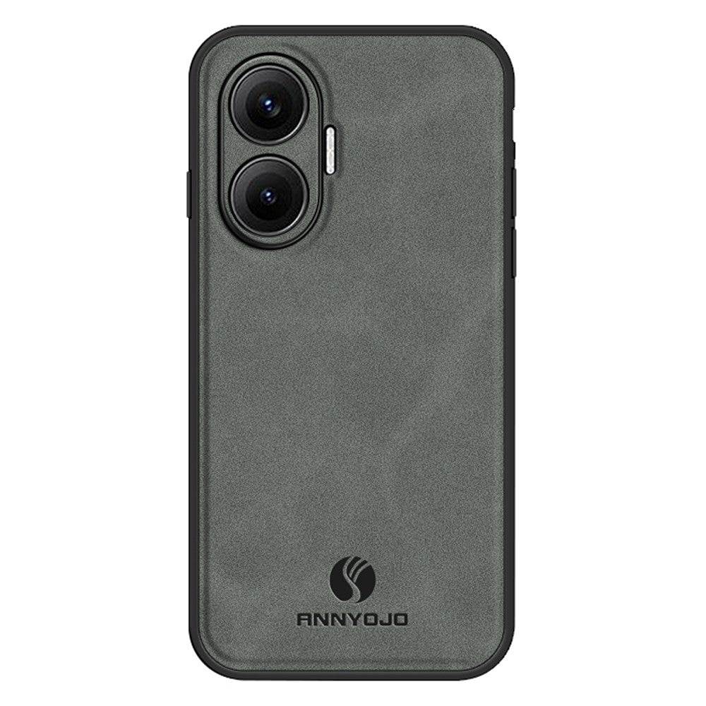 ANNYOJO For Xiaomi Poco F7 5G / Redmi Turbo 4 Pro 5G Case PU Leather + PC + TPU Anti Drop Phone Back Cover
