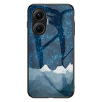 For Xiaomi Poco F7 5G / Redmi Turbo 4 Pro 5G Case Starry Sky Pattern Tempered Glass Phone Cover