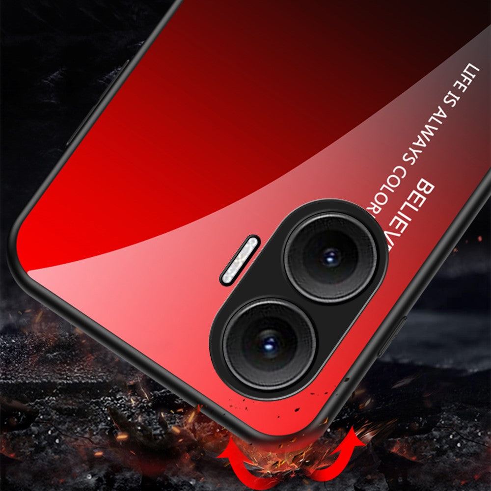 Xiaomi Poco F7 5G / Redmi Turbo 4 Pro 5G Skal Reptåligt Härdat Glas + PC + TPU mobilskal