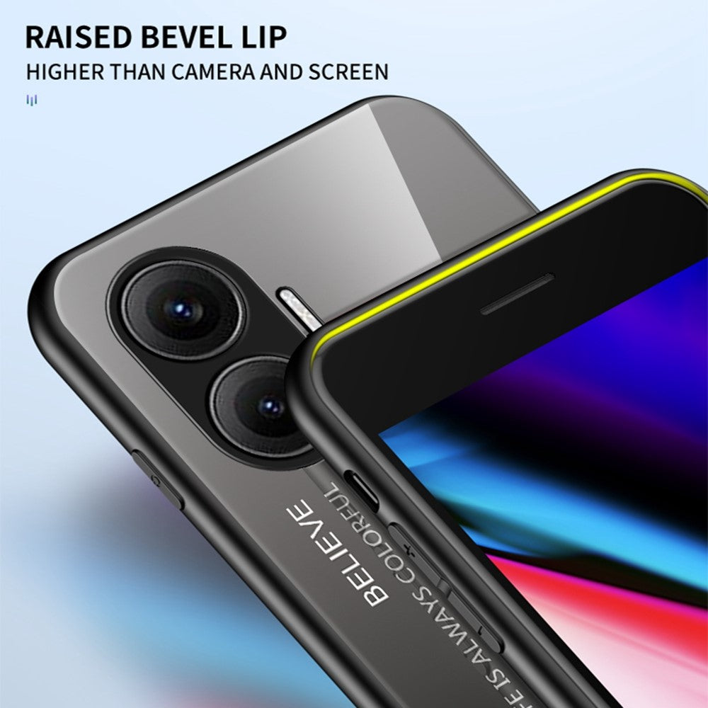 Xiaomi Poco F7 5G / Redmi Turbo 4 Pro 5G Skal Reptåligt Härdat Glas + PC + TPU mobilskal