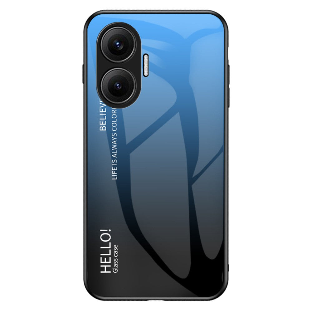 Xiaomi Poco F7 5G / Redmi Turbo 4 Pro 5G Skal Reptåligt Härdat Glas + PC + TPU mobilskal