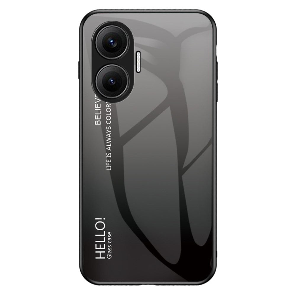 Xiaomi Poco F7 5G / Redmi Turbo 4 Pro 5G Skal Reptåligt Härdat Glas + PC + TPU mobilskal