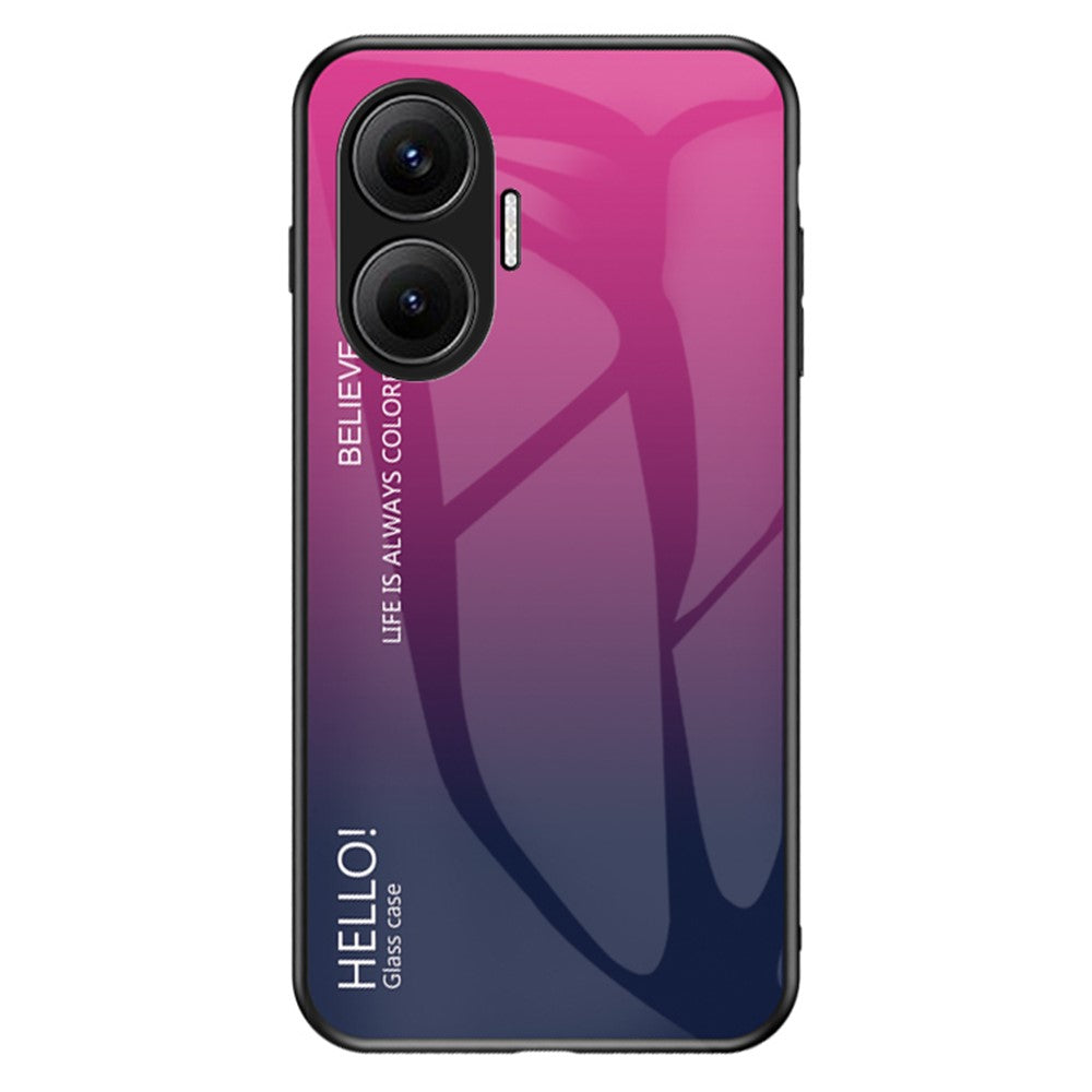 Xiaomi Poco F7 5G / Redmi Turbo 4 Pro 5G Skal Reptåligt Härdat Glas + PC + TPU mobilskal