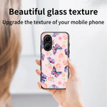 For Xiaomi Poco F7 5G / Redmi Turbo 4 Pro 5G Case Butterfly Pattern TPU + Tempered Glass Protective Phone Cover
