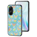 For Xiaomi Poco F7 5G / Redmi Turbo 4 Pro 5G Case Butterfly Pattern TPU + Tempered Glass Protective Phone Cover