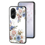 Xiaomi Poco F7 5G / Redmi Turbo 4 Pro 5G Skal Blommönster TPU + Härdat Glas Skyddande mobilskal