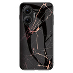 For Xiaomi Poco F7 5G / Redmi Turbo 4 Pro 5G Case Marble Pattern Tempered Glass + PC + TPU Protective Phone Cover
