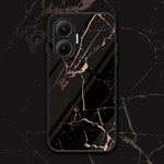 For Xiaomi Poco F7 5G / Redmi Turbo 4 Pro 5G Case Marble Pattern Tempered Glass + PC + TPU Protective Phone Cover