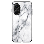For Xiaomi Poco F7 5G / Redmi Turbo 4 Pro 5G Case Marble Pattern Tempered Glass + PC + TPU Protective Phone Cover