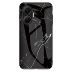 For Xiaomi Poco F7 5G / Redmi Turbo 4 Pro 5G Case Marble Pattern Tempered Glass + PC + TPU Protective Phone Cover