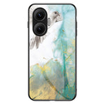 For Xiaomi Poco F7 5G / Redmi Turbo 4 Pro 5G Case Marble Pattern Tempered Glass + PC + TPU Protective Phone Cover