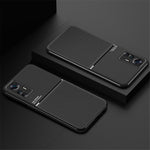 Mobilmobilskydd för Xiaomi 12T 5G / Redmi K50 Ultra 5G, linjerpräglat PU-läder + TPU hybridskal med inbyggd metallplåt