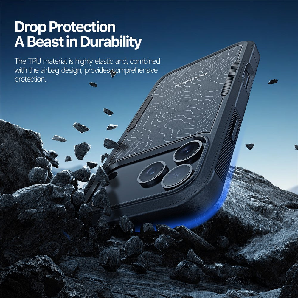 DUX DUCIS SHLD Series For iPhone 17 Pro Max Magnetic Case 10FT Drop Protection PC + TPU Phone Cover