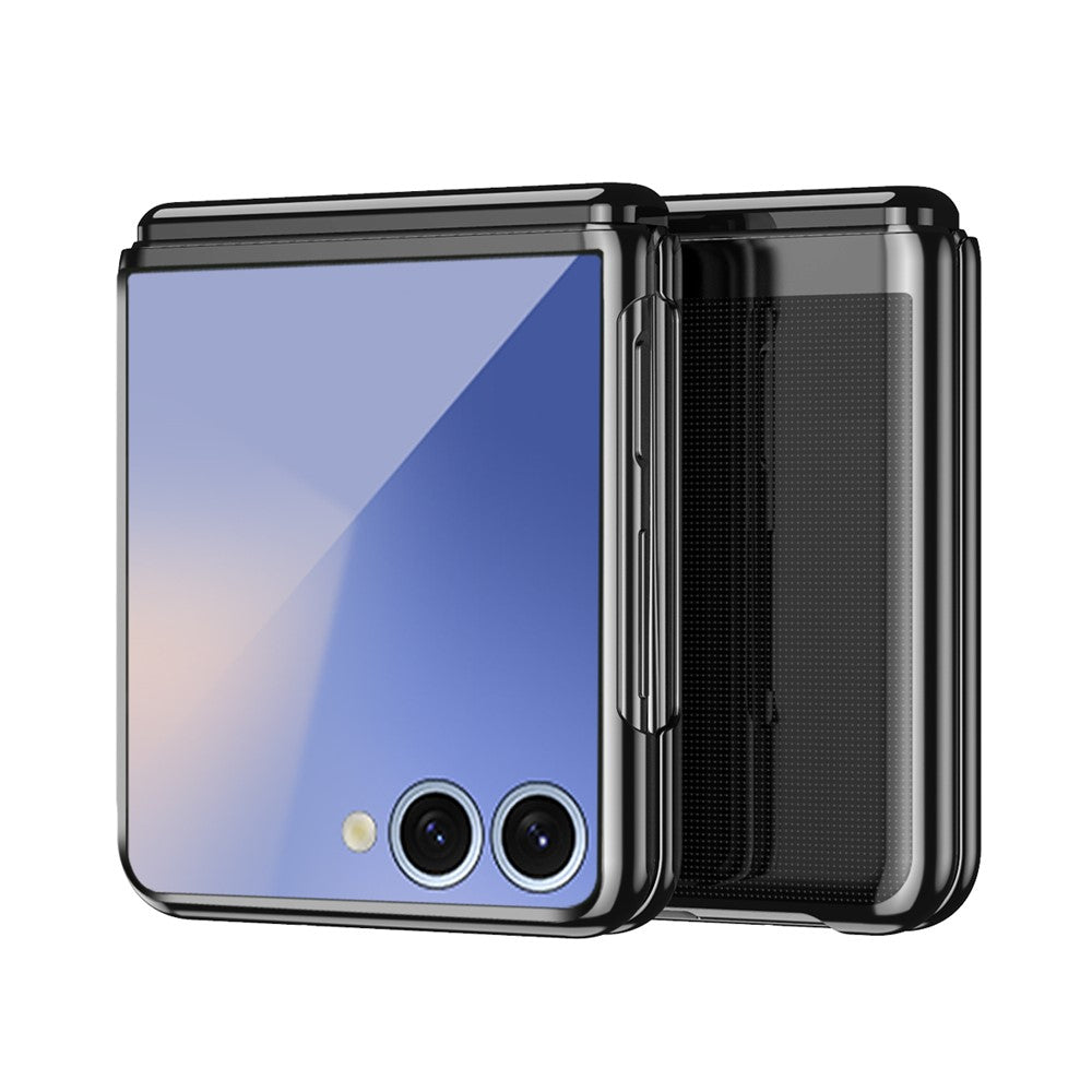 Til Samsung Galaxy Z Flip7 5G Cover Gennemsigtigt PC Galvanisering Hårdt Telefoncover