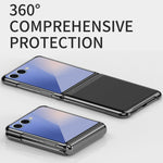 Til Samsung Galaxy Z Flip7 5G Cover Gennemsigtigt PC Galvanisering Hårdt Telefoncover