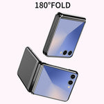 Til Samsung Galaxy Z Flip7 5G Cover Gennemsigtigt PC Galvanisering Hårdt Telefoncover
