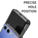 Til Samsung Galaxy Z Flip7 5G Cover Gennemsigtigt PC Galvanisering Hårdt Telefoncover
