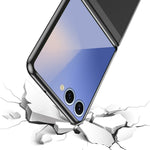 Til Samsung Galaxy Z Flip7 5G Cover Gennemsigtigt PC Galvanisering Hårdt Telefoncover