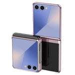 Til Samsung Galaxy Z Flip7 5G Cover Gennemsigtigt PC Galvanisering Hårdt Telefoncover