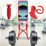 For Xiaomi Redmi Note 14 4G (163.25mm) Liquid Silicone Case Phone Back Cover with Card Holder and Short Strap