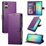 For Samsung Galaxy A08 5G / A08 4G / A07 5G / A07 4G Case Magnetic Snap Litchi Texture Leather Wallet Phone Cover with Wrist Strap