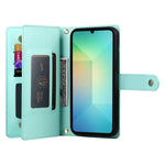 Samsung Galaxy A08 5G / A08 4G / A07 5G / A07 4G / A07s 4G-cover med lynlås, pung, læder og remme