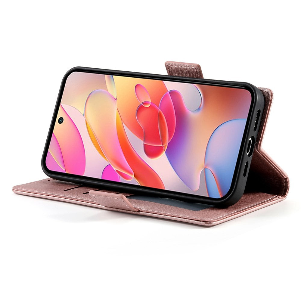Samsung Galaxy A18 5G / A18 4G / A17 5G / A17 4G / A26 5G Stativskal PU-läder Plånboksfodral