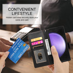 For Samsung Galaxy S25 FE Stand Case PU Leather Wallet Phone Cover