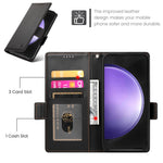 For Samsung Galaxy S25 FE Stand Case PU Leather Wallet Phone Cover