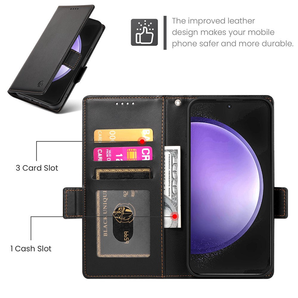 For Samsung Galaxy S25 FE Stand Case PU Leather Wallet Phone Cover