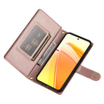 Til Oppo Reno14 F 5G Cover Med Lynlåslomme Pung Læder Telefoncover med Remme