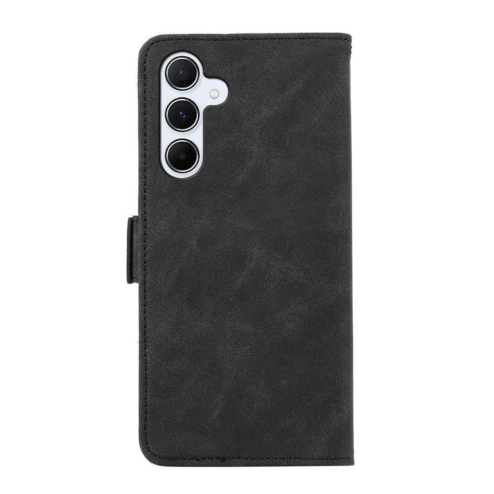 ABEEL Til Samsung Galaxy S25 FE Etui i PU Læder Folio Stander Visning RFID Blokerende Telefoncover