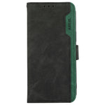 ABEEL For Samsung Galaxy S25 FE Etui Farvesplejsning Læder Flip Telefoncover RFID-blokering