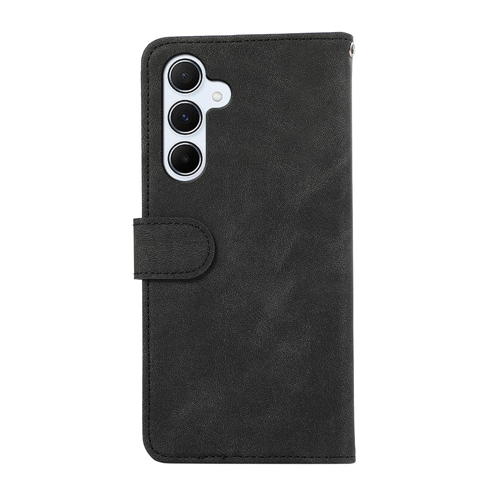 ABEEL For Samsung Galaxy S25 FE Case Color Splicing Leather Flip Phone Cover RFID Blocking