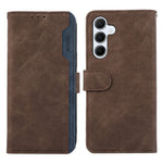 ABEEL For Samsung Galaxy S25 FE Etui Farvesplejsning Læder Flip Telefoncover RFID-blokering