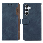 ABEEL For Samsung Galaxy S25 FE Etui Farvesplejsning Læder Flip Telefoncover RFID-blokering