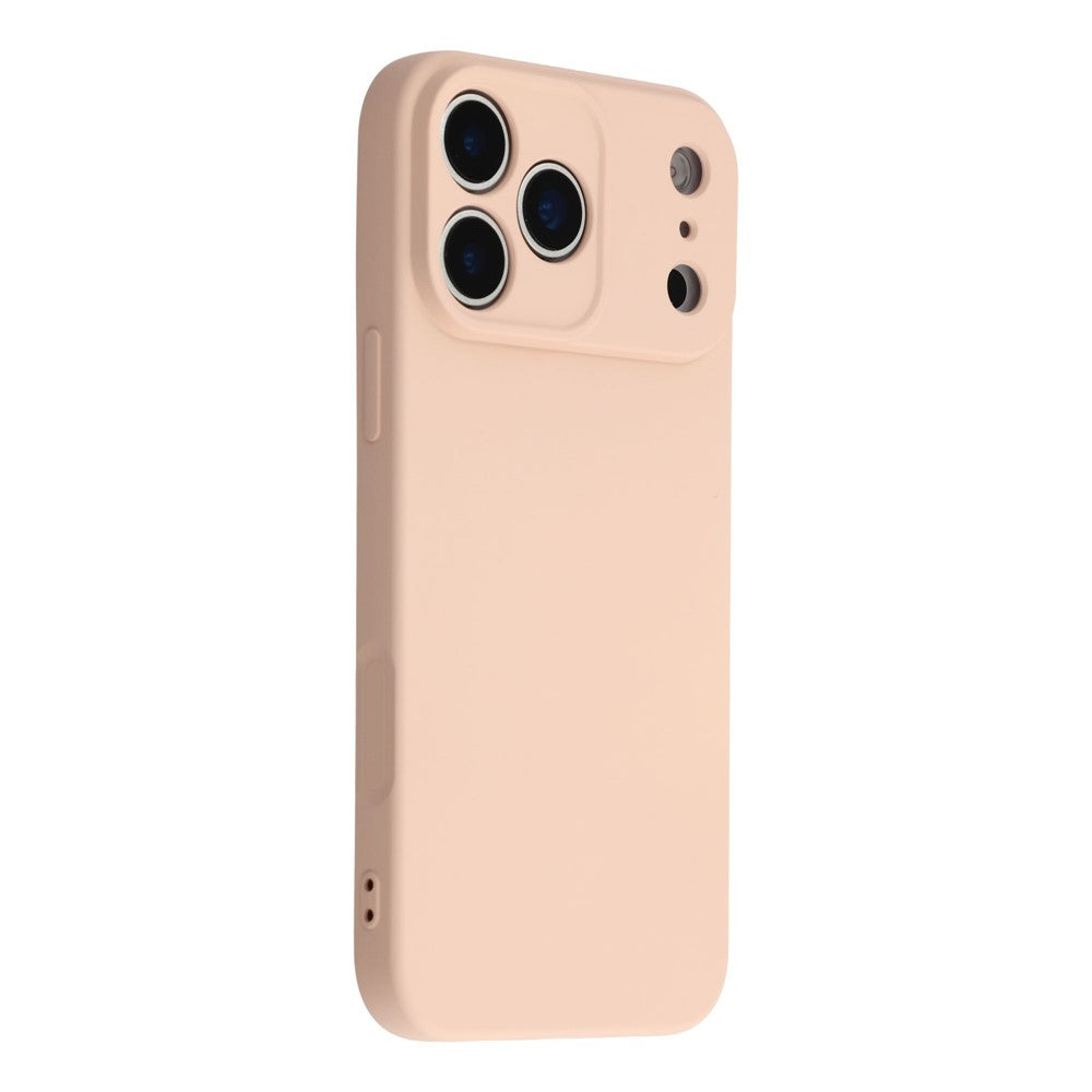 For iPhone 17 Pro Max Case TPU Back Soft Anti-Scratch Fiber Lining Phone Cover