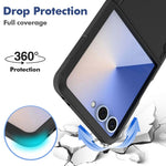 Til Samsung Galaxy Z Flip7 5G Etui 2-i-1 PC + TPU Stødsikkert Telefoncover