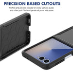 Til Samsung Galaxy Z Flip7 5G Etui 2-i-1 PC + TPU Stødsikkert Telefoncover