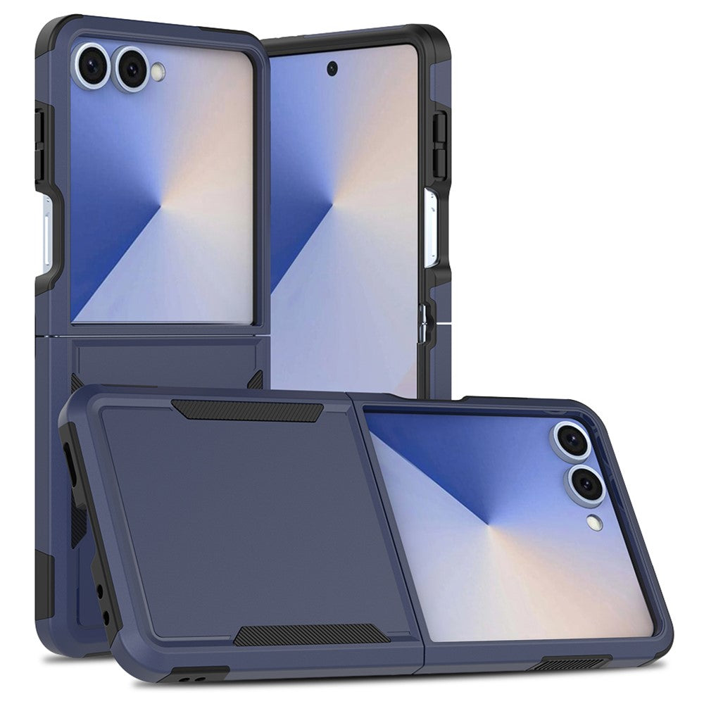 Til Samsung Galaxy Z Flip7 5G Etui 2-i-1 PC + TPU Stødsikkert Telefoncover