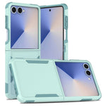 Til Samsung Galaxy Z Flip7 5G Etui 2-i-1 PC + TPU Stødsikkert Telefoncover