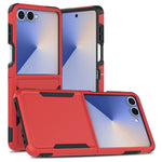 Til Samsung Galaxy Z Flip7 5G Etui 2-i-1 PC + TPU Stødsikkert Telefoncover
