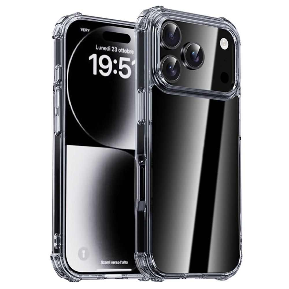 IPAKY Til iPhone 17 Pro Max Cover Fire Hjørner Stødsikkert Klart Telefon Bagcover