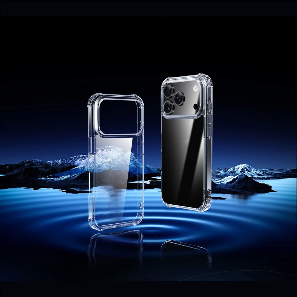 IPAKY For iPhone 17 Pro Max Case Four Corner Shockproof Clear Phone Back Cover