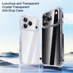 IPAKY For iPhone 17 Pro Max Case Four Corner Shockproof Clear Phone Back Cover