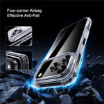 IPAKY For iPhone 17 Pro Max Case Four Corner Shockproof Clear Phone Back Cover